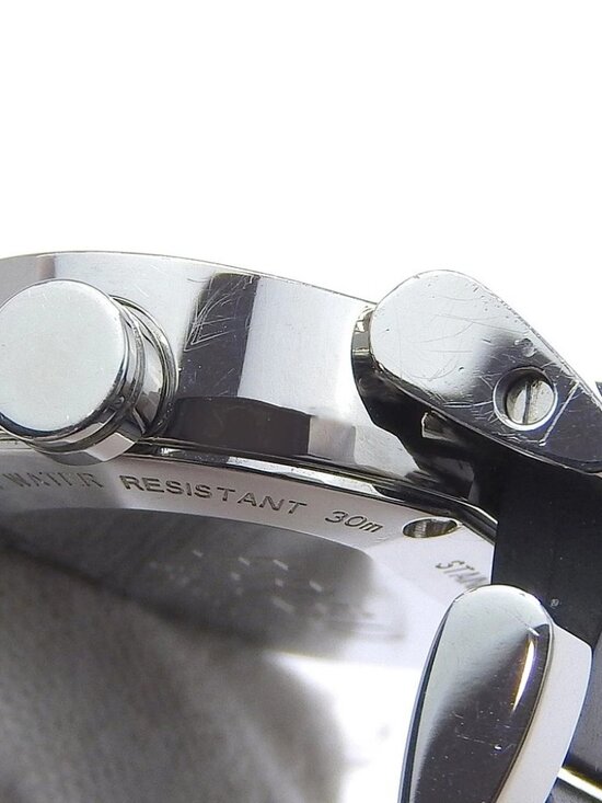 FRED Move one Watches FD012110 Silver blackDial Stainless Steel/rubber Qua...